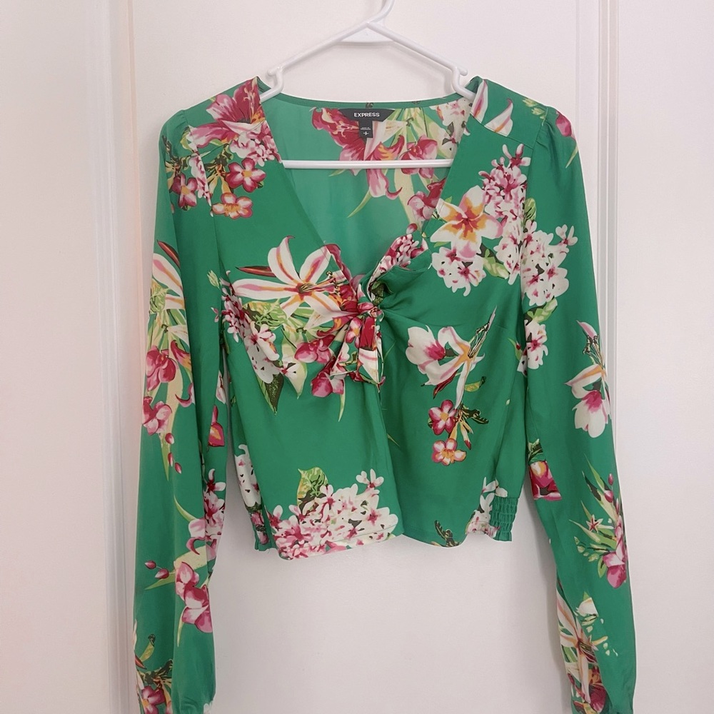 Express Crop Top floral